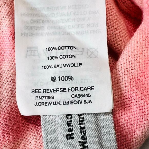 J. Crew Womens Champagne Jasmine Dip Dye Stripe Boat Neck Sweater Size Medium - Picture 4 of 5